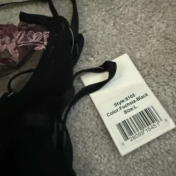 I collection Pink and Black Lingerie - Picture 4 of 6